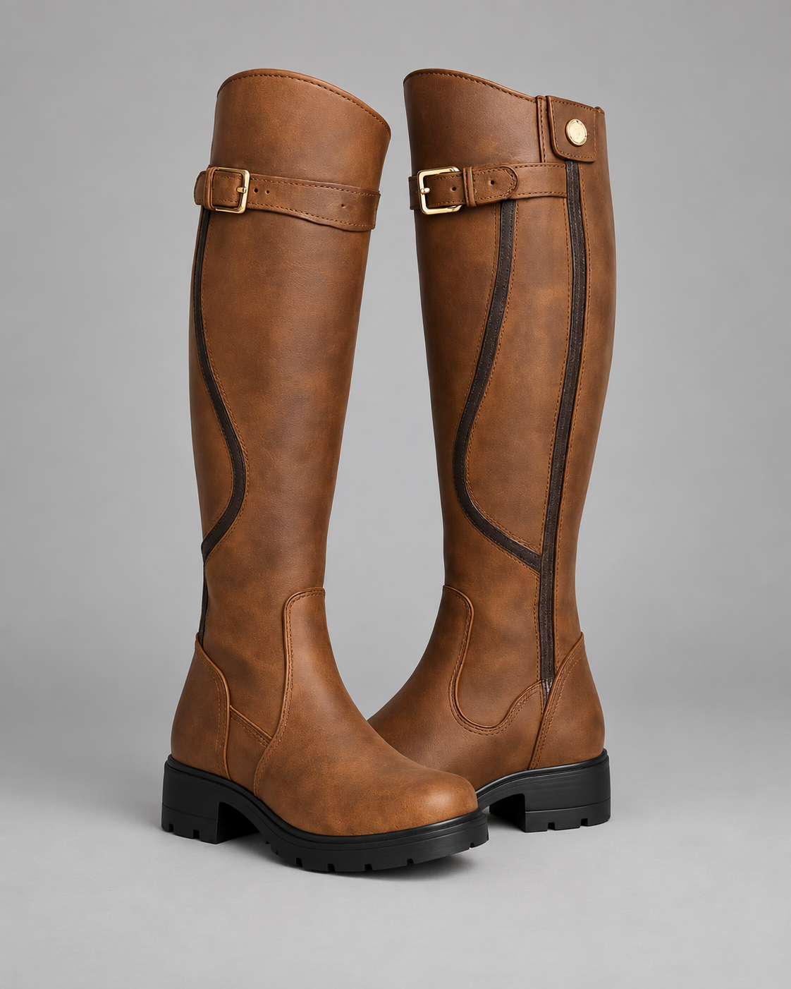 Carovalen brown riding boots