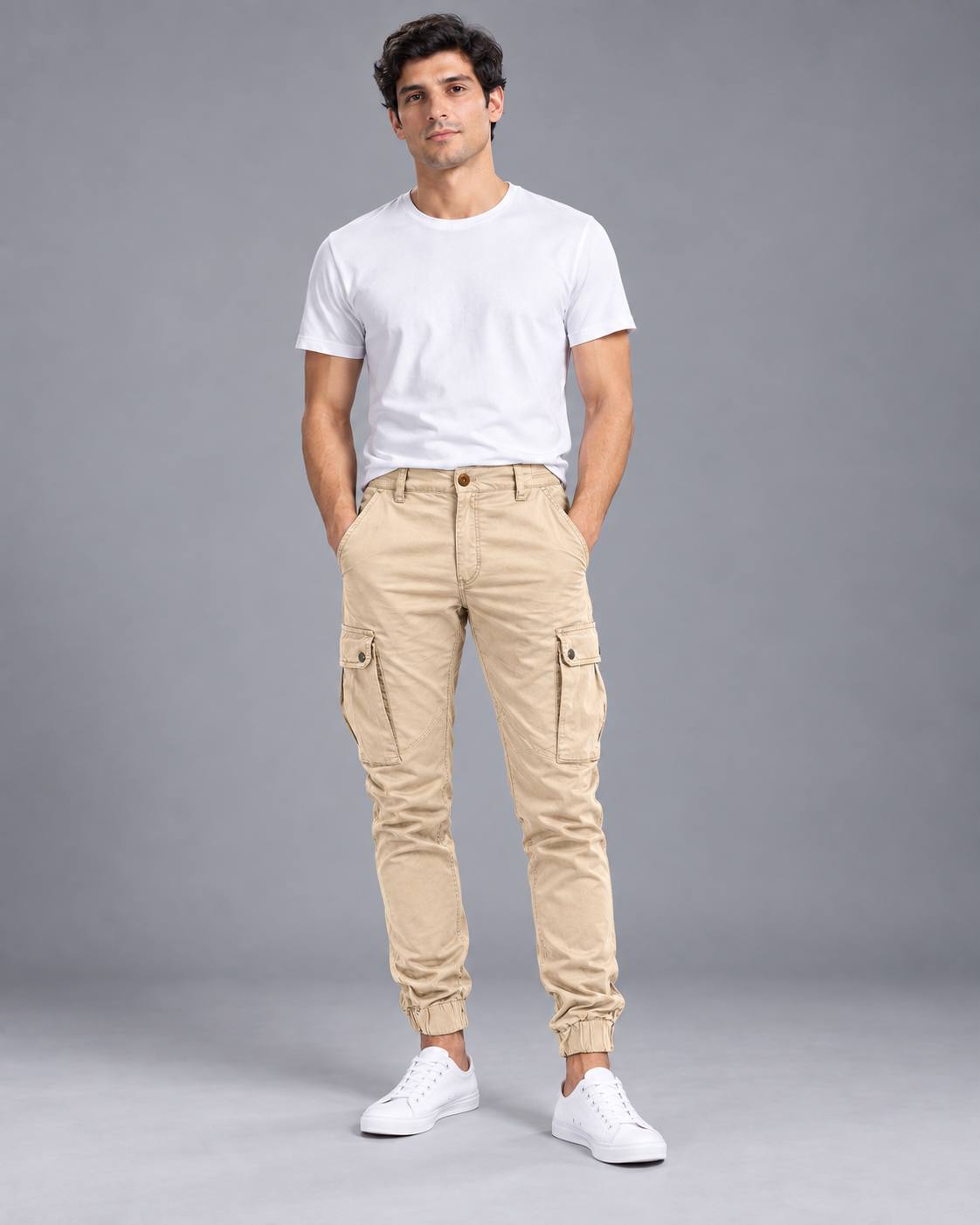 Carovalen Cargo Jogger Trousers, view 1