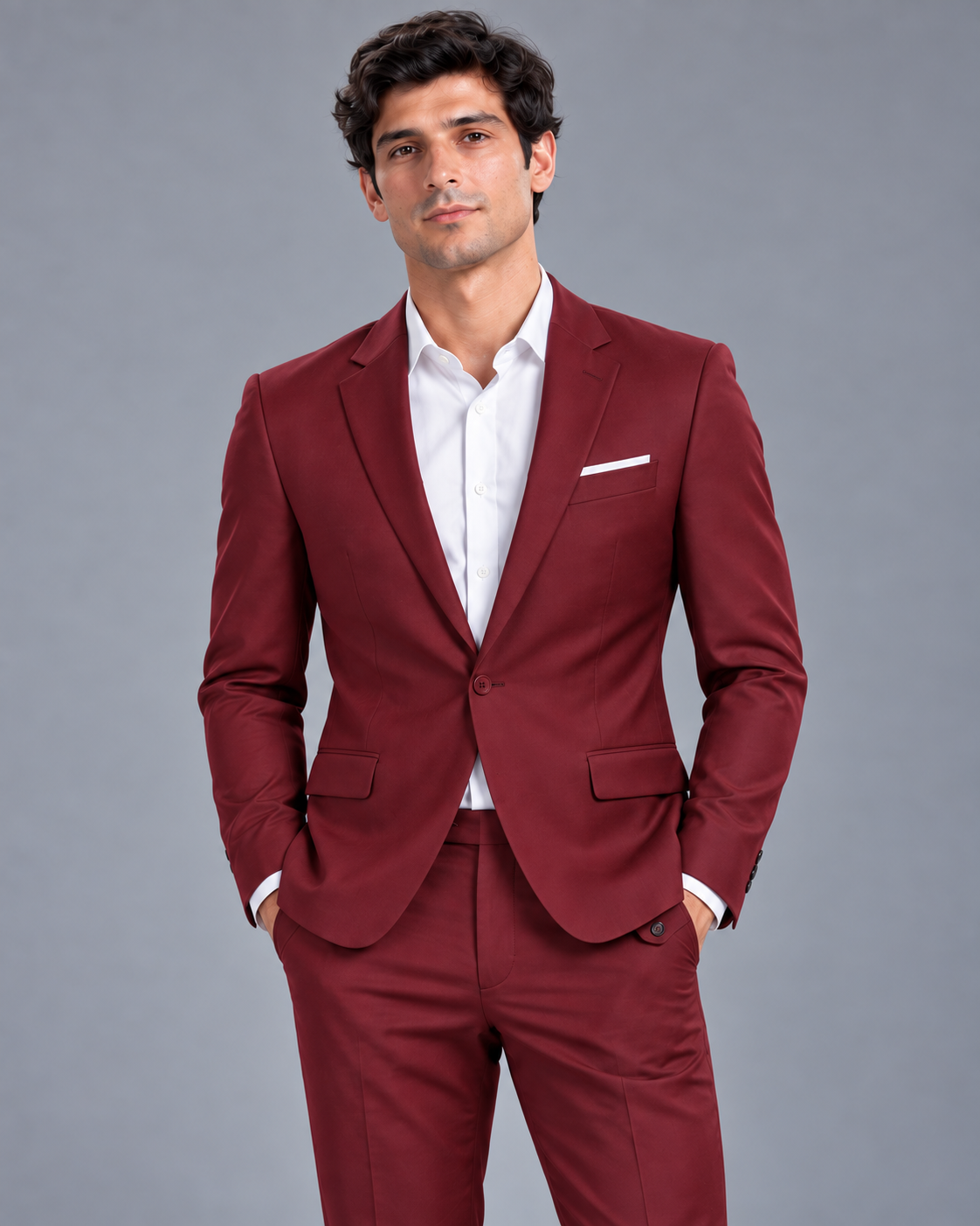 Carovalen Two-Piece Tailored Suit, view 3